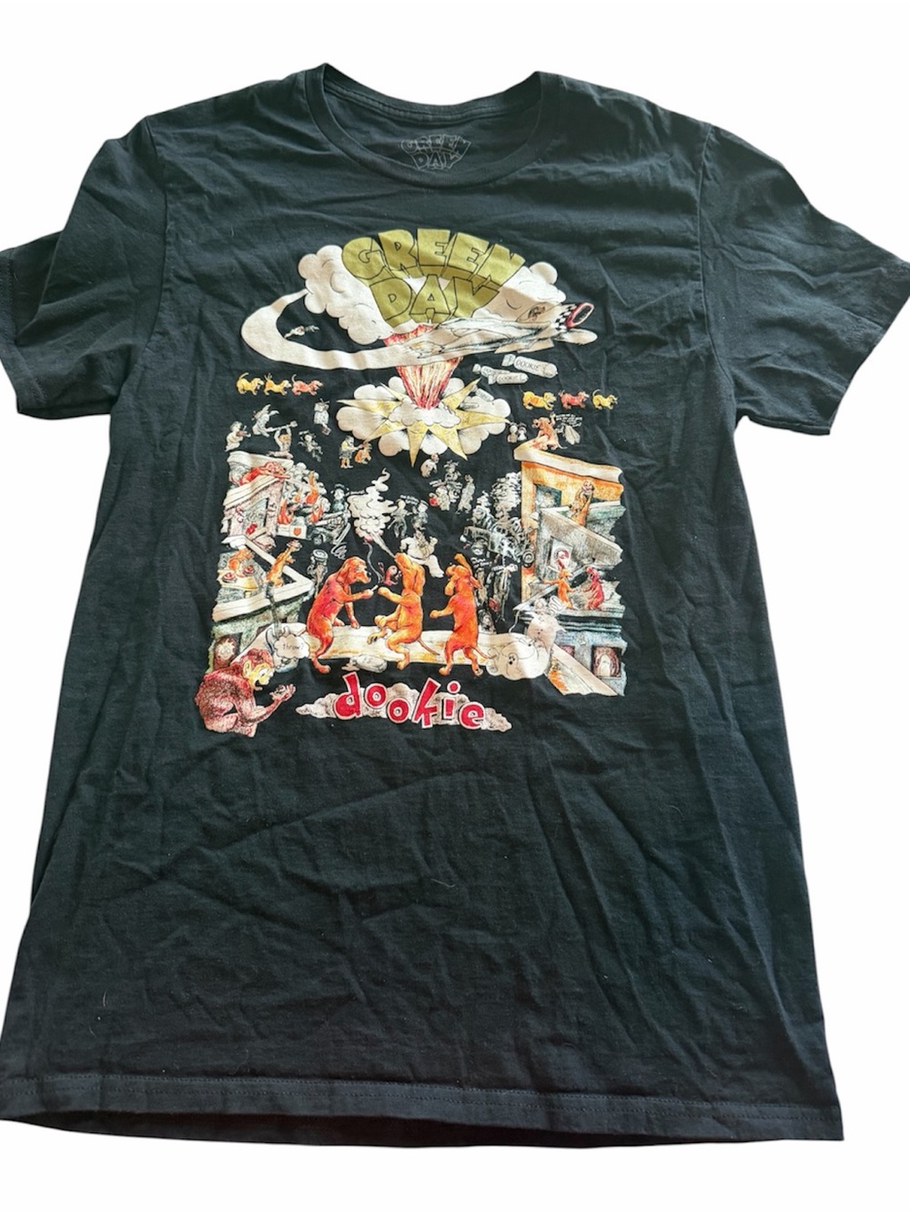 Green Day Dookie Graphic Tee - Black